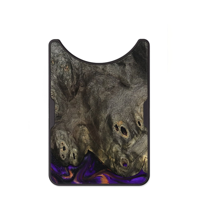 Alloy Wood Wallet - Cheri (Purple, 800044)