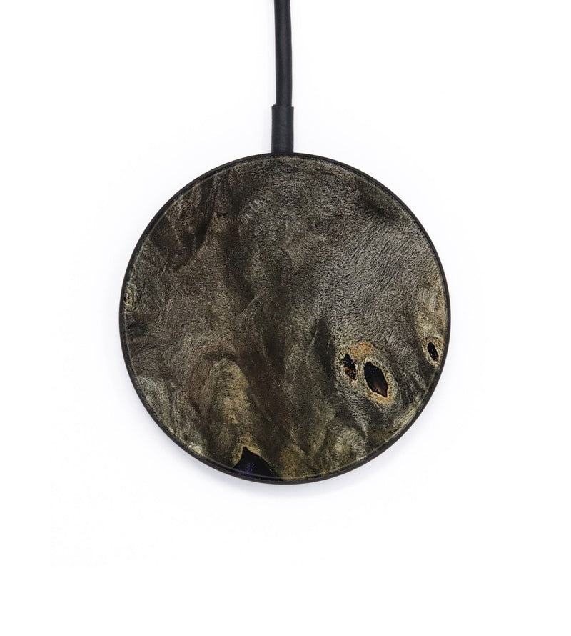 Circle Wood Wireless Charger - Cheri (Purple, 800044)