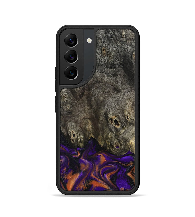 Galaxy S22 Wood Phone Case - Cheri (Purple, 800044)