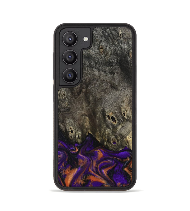 Galaxy S23 Wood Phone Case - Cheri (Purple, 800044)
