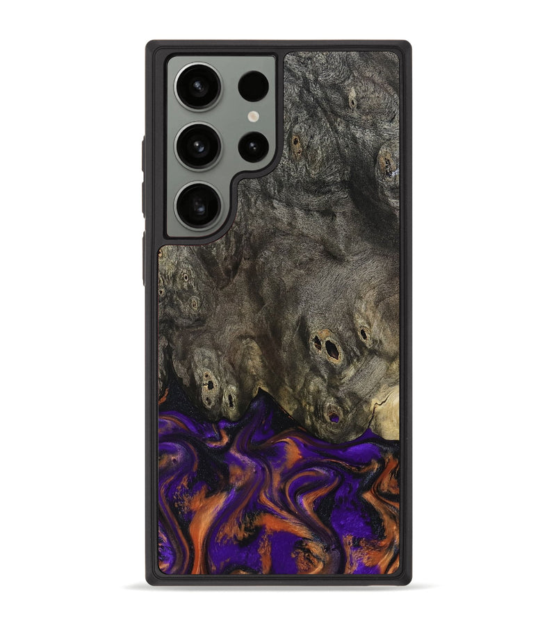 Galaxy S23 Ultra Wood Phone Case - Cheri (Purple, 800044)