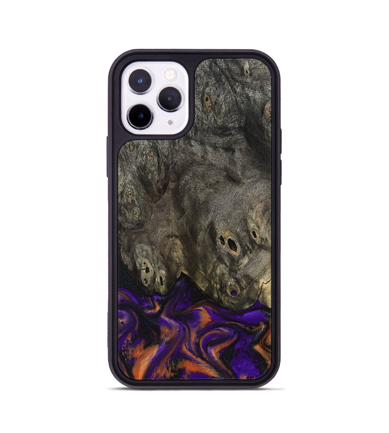 iPhone 11 Pro Wood Phone Case - Cheri (Purple, 800044)