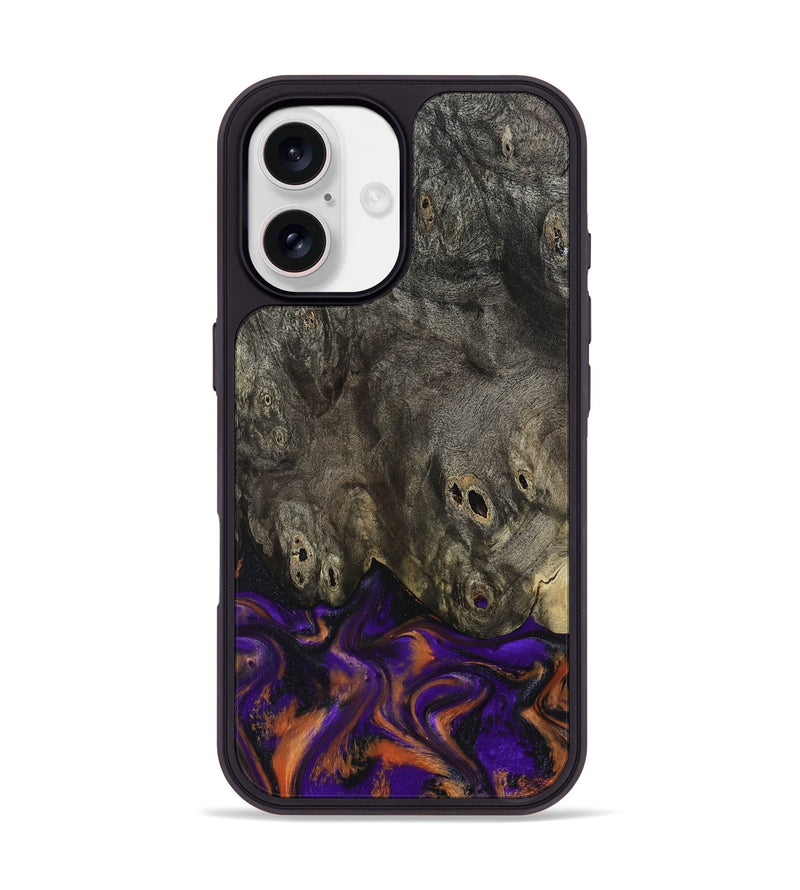 iPhone 17 Wood Phone Case - Cheri (Purple, 800044)