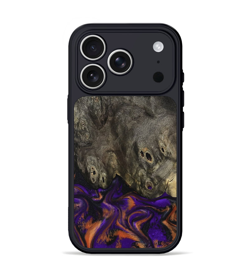 iPhone 17 Pro Wood Phone Case - Cheri (Purple, 800044)