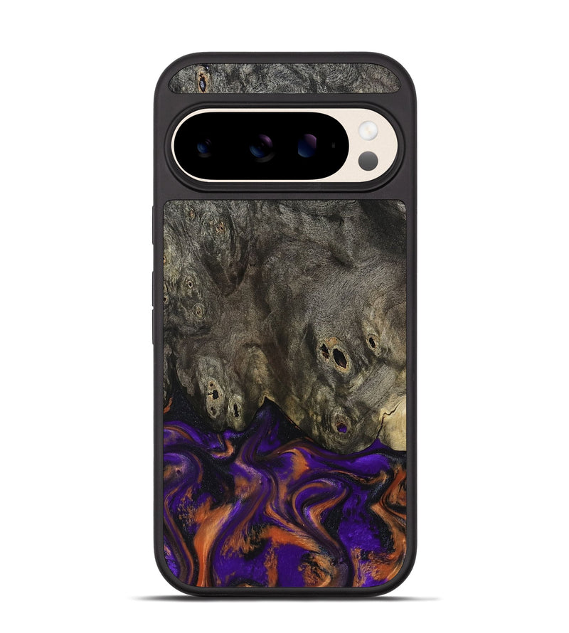 Pixel 10 Wood Phone Case - Cheri (Purple, 800044)