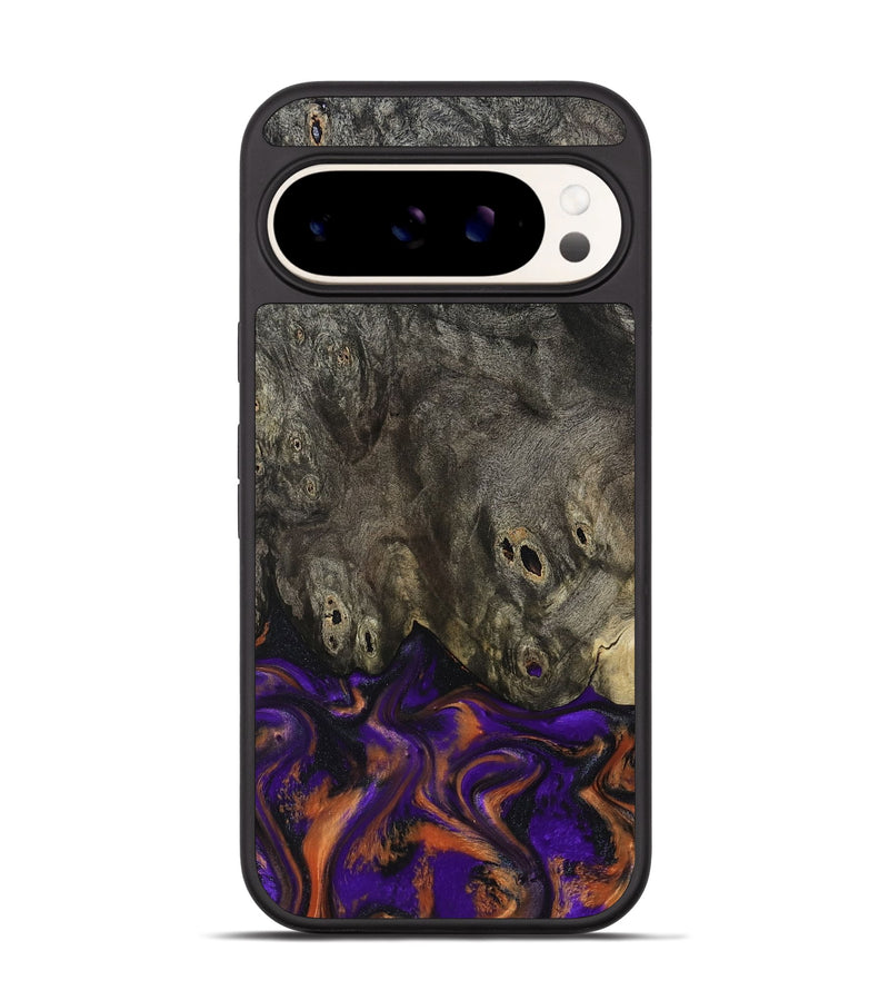 Pixel 9 Pro Wood Phone Case - Cheri (Purple, 800044)