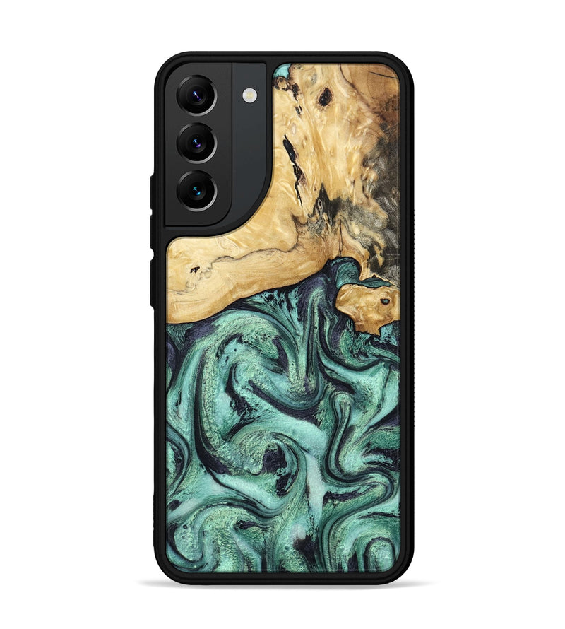 Galaxy S22 Plus Wood Phone Case - Ena (Green, 800065)