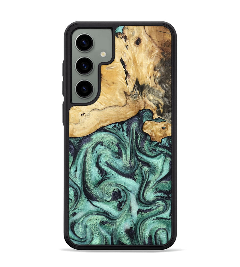 Galaxy S24 Plus Wood Phone Case - Ena (Green, 800065)