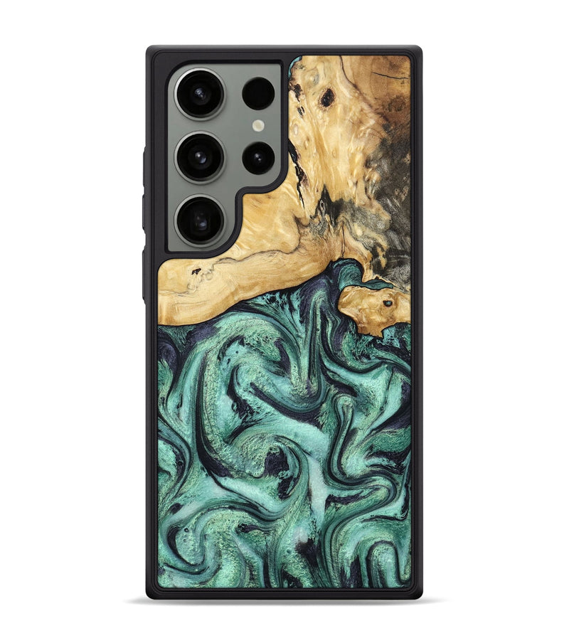 Galaxy S24 Ultra Wood Phone Case - Ena (Green, 800065)