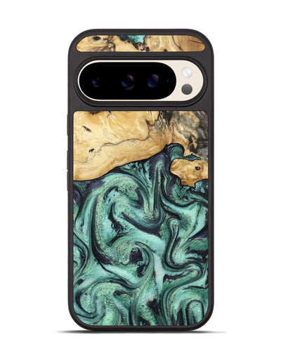 Pixel 10 Wood Phone Case - Ena (Green, 800065)