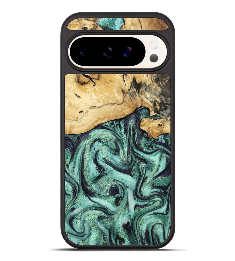 Pixel 10 Pro XL Wood Phone Case - Ena (Green, 800065)