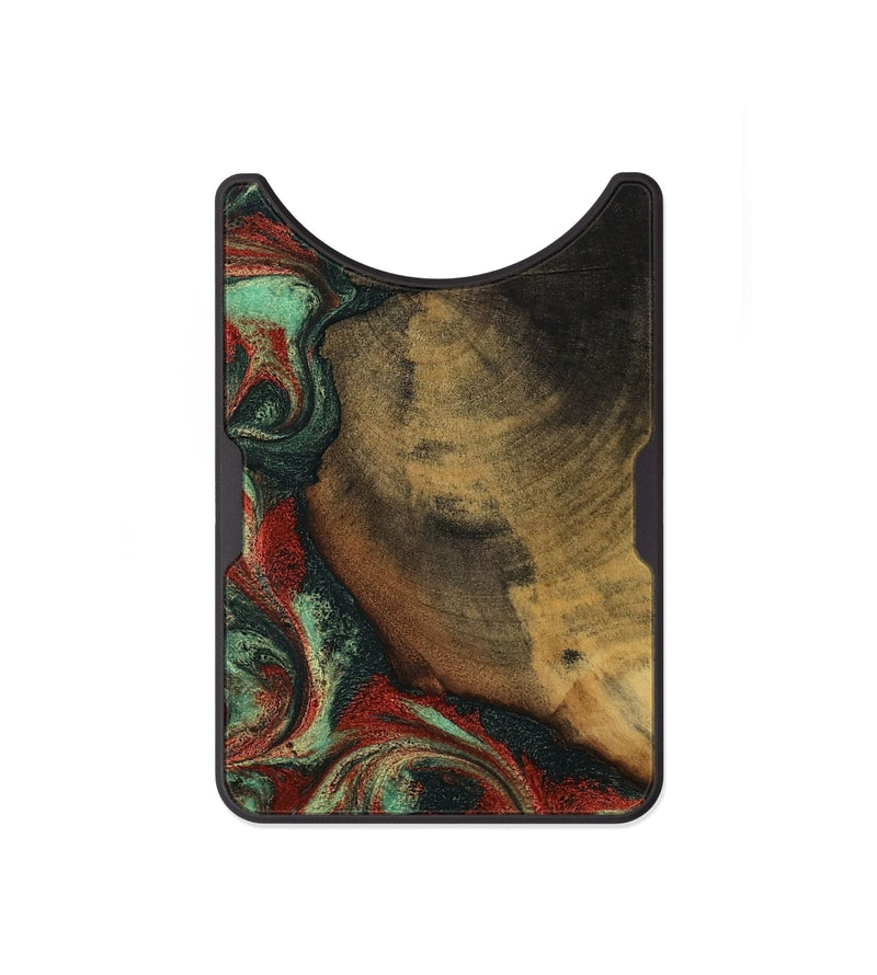 Alloy Wood Wallet - Cyril (Green, 800066)