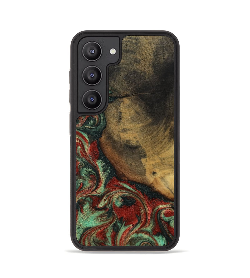 Galaxy S23 Wood Phone Case - Cyril (Green, 800066)