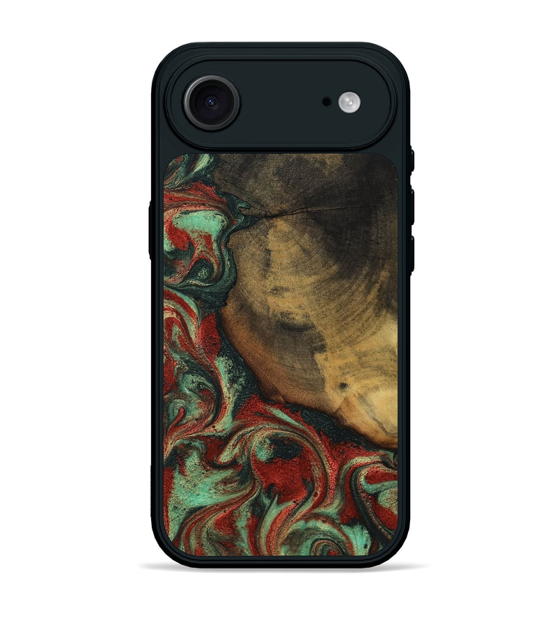 iPhone 17 Air Wood Phone Case - Cyril (Green, 800066)