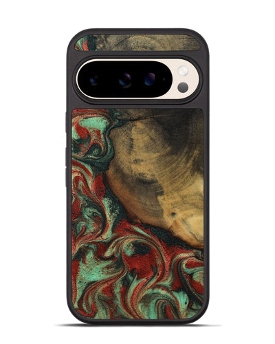 Pixel 10 Wood Phone Case - Cyril (Green, 800066)