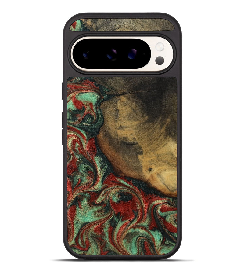 Pixel 10 Pro XL Wood Phone Case - Cyril (Green, 800066)