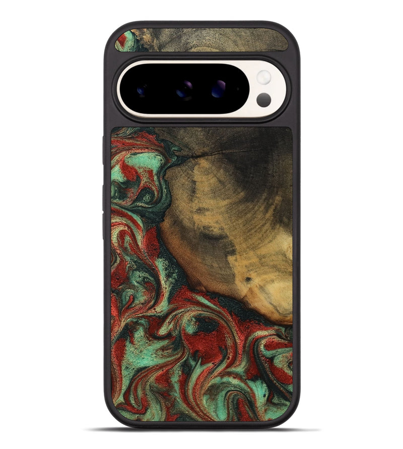 Pixel 9 Pro XL Wood Phone Case - Cyril (Green, 800066)
