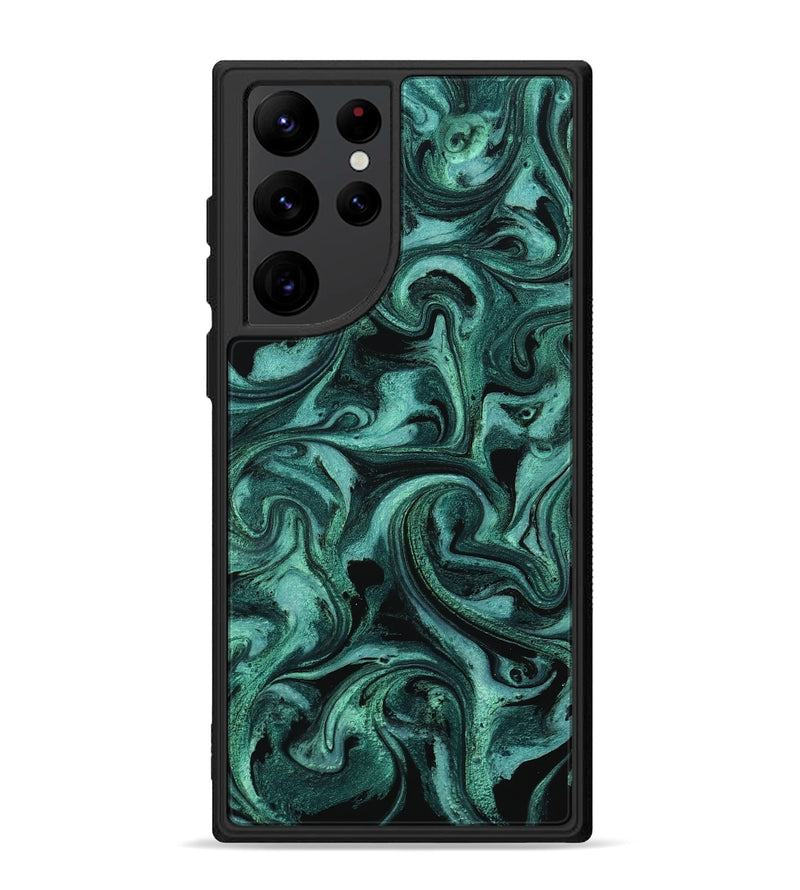 Galaxy S22 Ultra ResinArt Phone Case - Clem (Green, 800067)