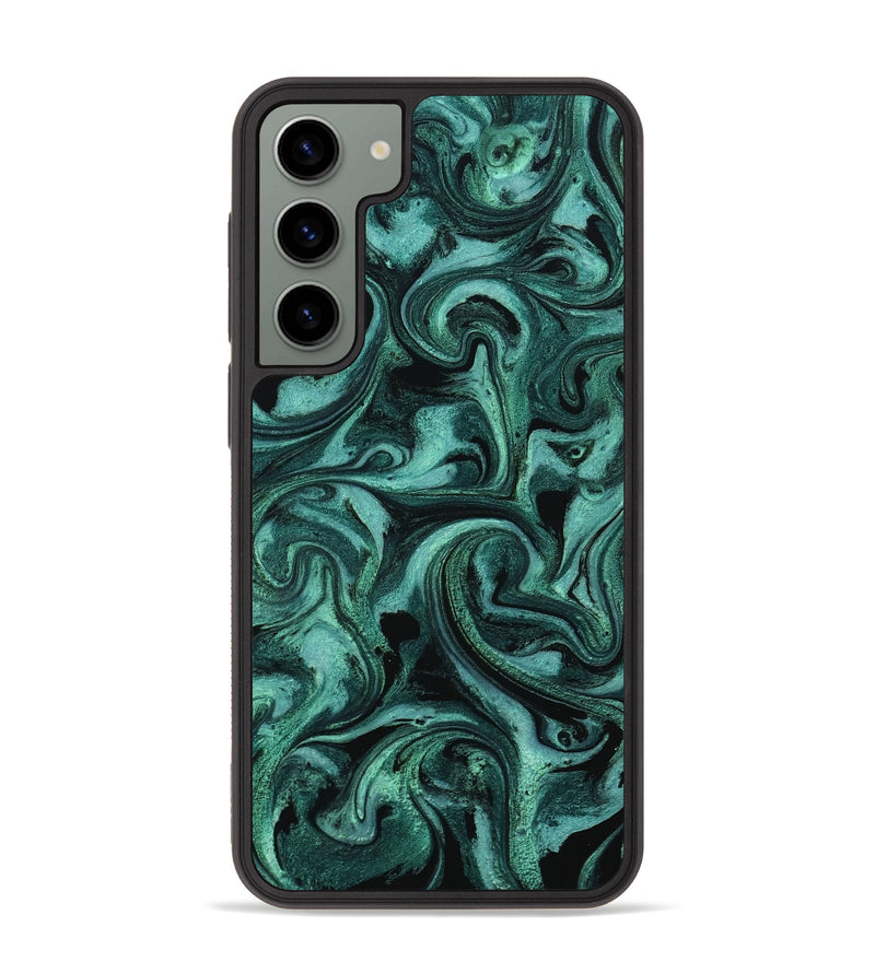 Galaxy S23 Plus ResinArt Phone Case - Clem (Green, 800067)