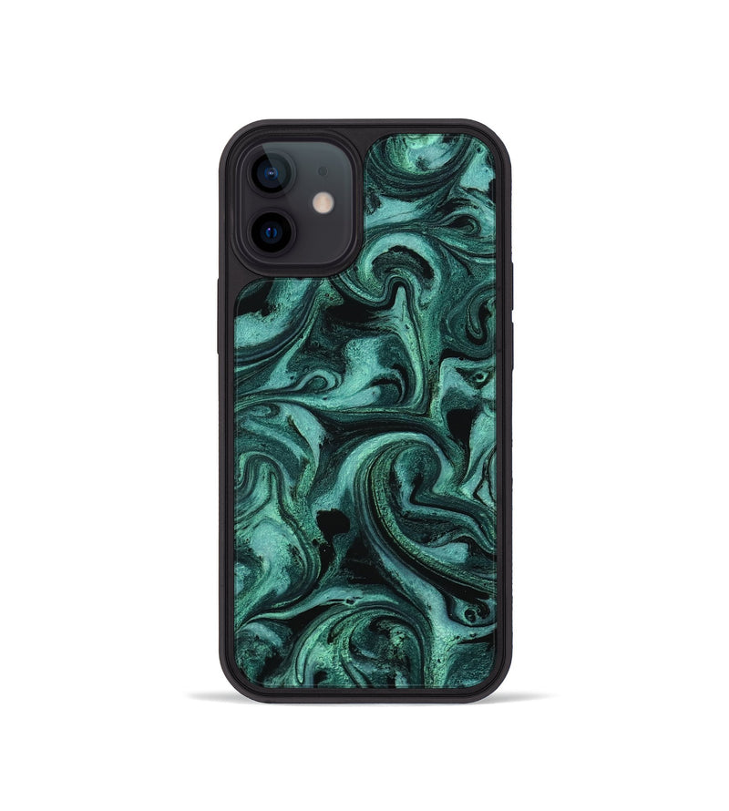 iPhone 12 mini ResinArt Phone Case - Clem (Green, 800067)