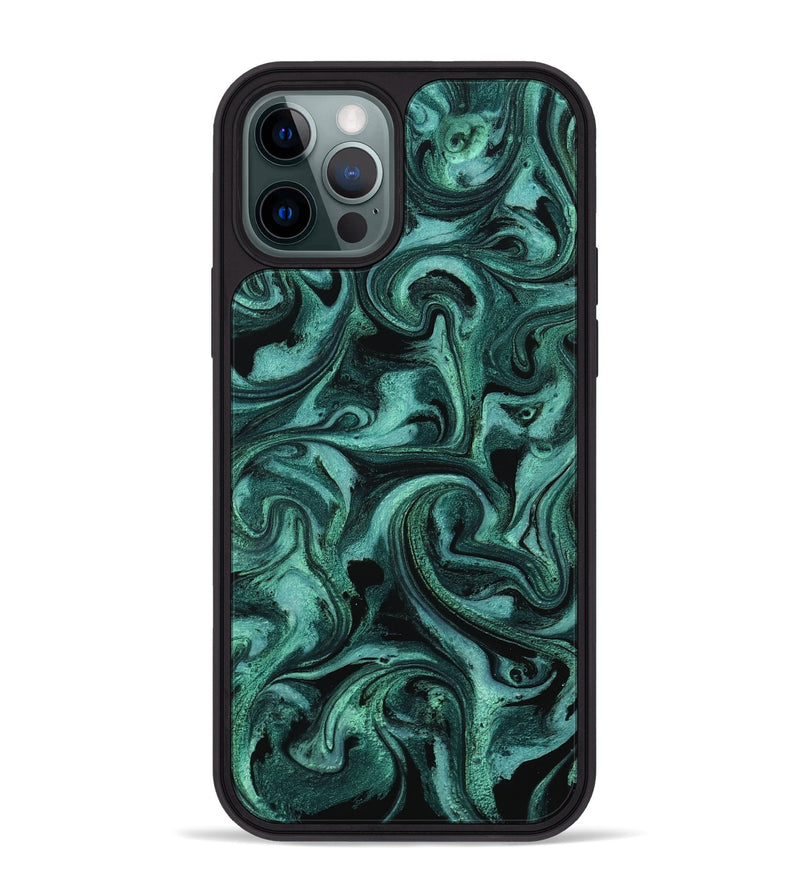 iPhone 12 Pro Max ResinArt Phone Case - Clem (Green, 800067)
