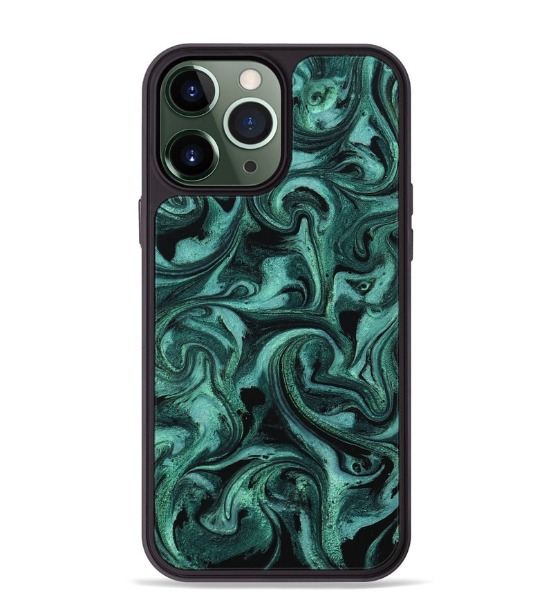 iPhone 13 Pro Max ResinArt Phone Case - Clem (Green, 800067)
