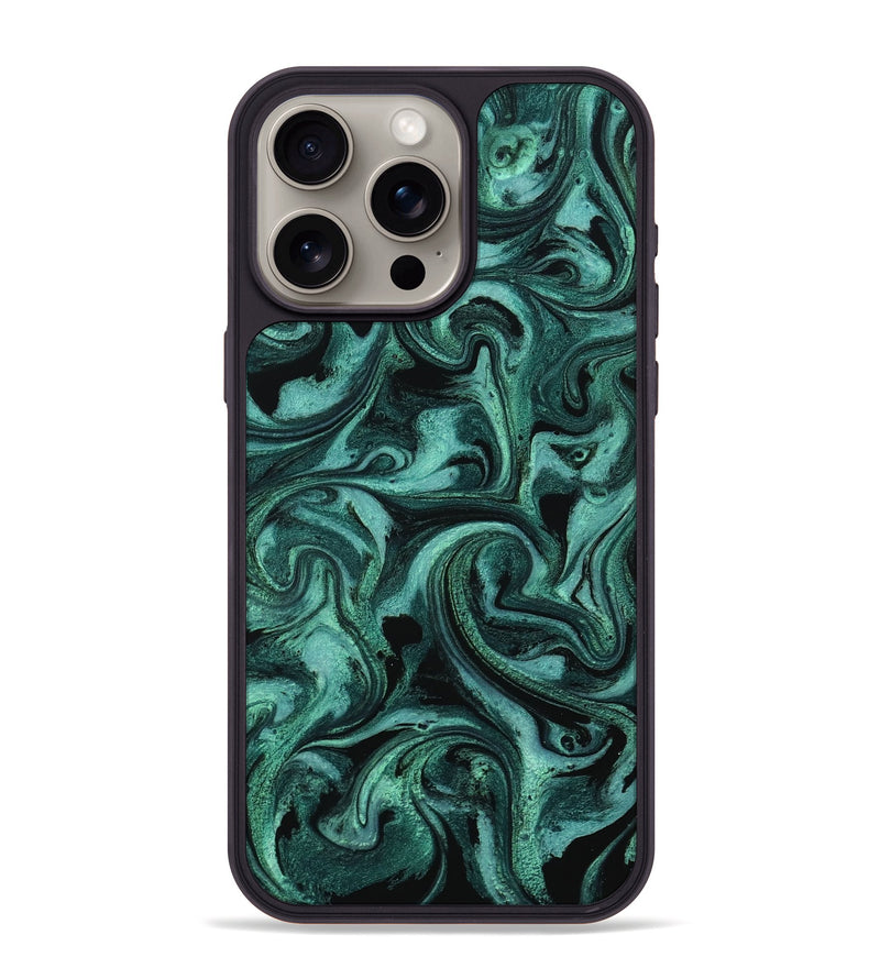 iPhone 15 Pro Max ResinArt Phone Case - Clem (Green, 800067)