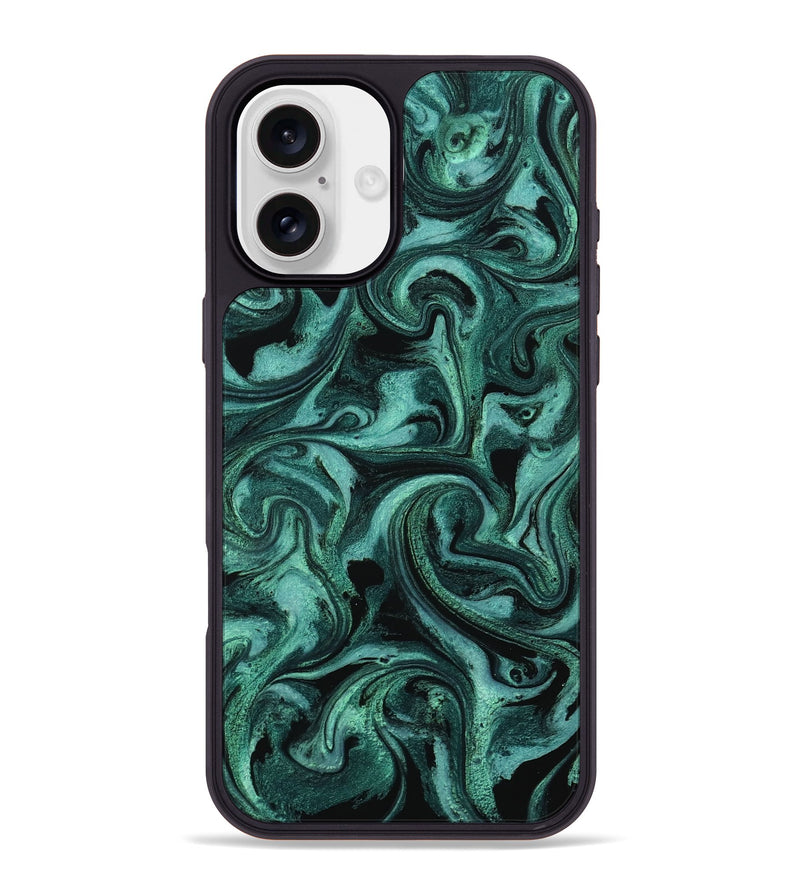 iPhone 16 Plus ResinArt Phone Case - Clem (Green, 800067)