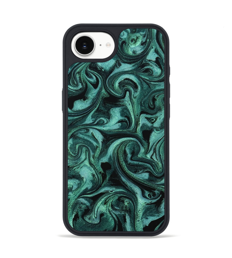 iPhone 16e ResinArt Phone Case - Clem (Green, 800067)