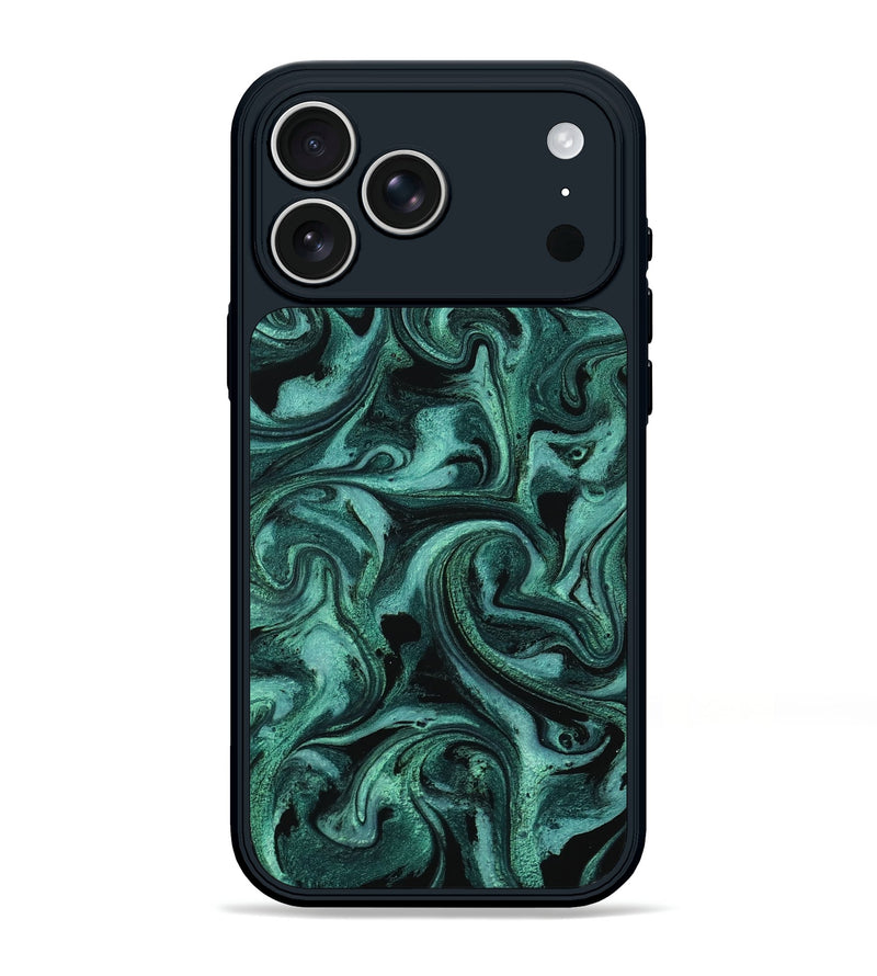 iPhone 17 Pro Max ResinArt Phone Case - Clem (Green, 800067)