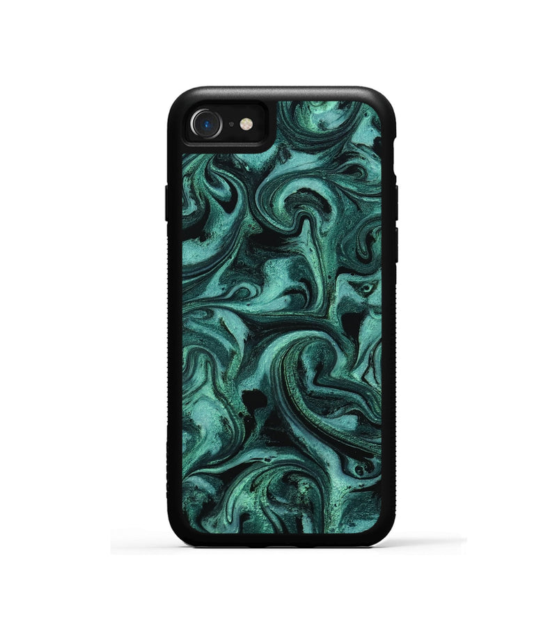 iPhone SE ResinArt Phone Case - Clem (Green, 800067)