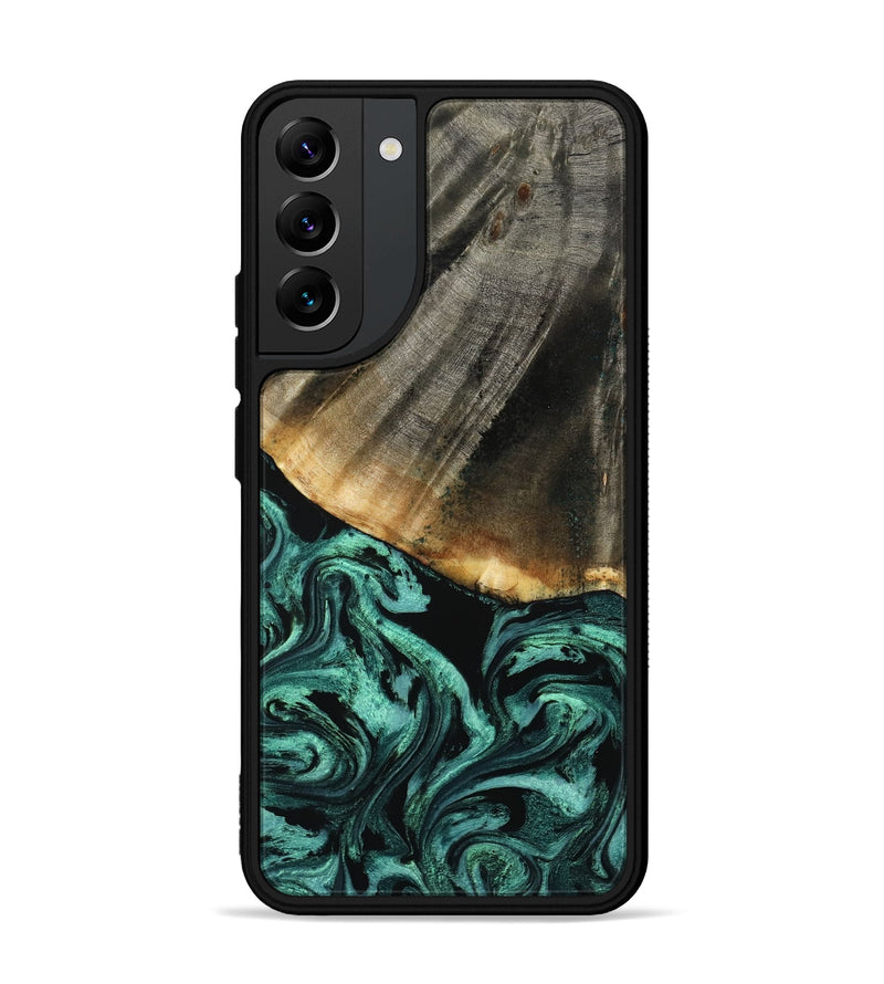 Galaxy S22 Plus Wood Phone Case - Jerome (Green, 800068)