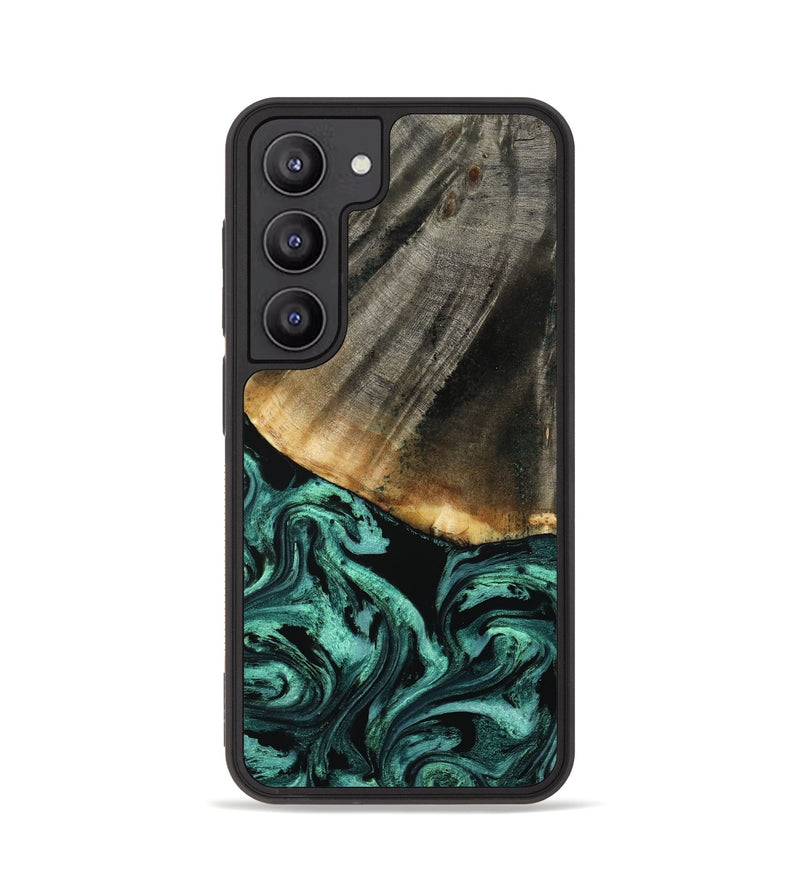 Galaxy S23 Wood Phone Case - Jerome (Green, 800068)