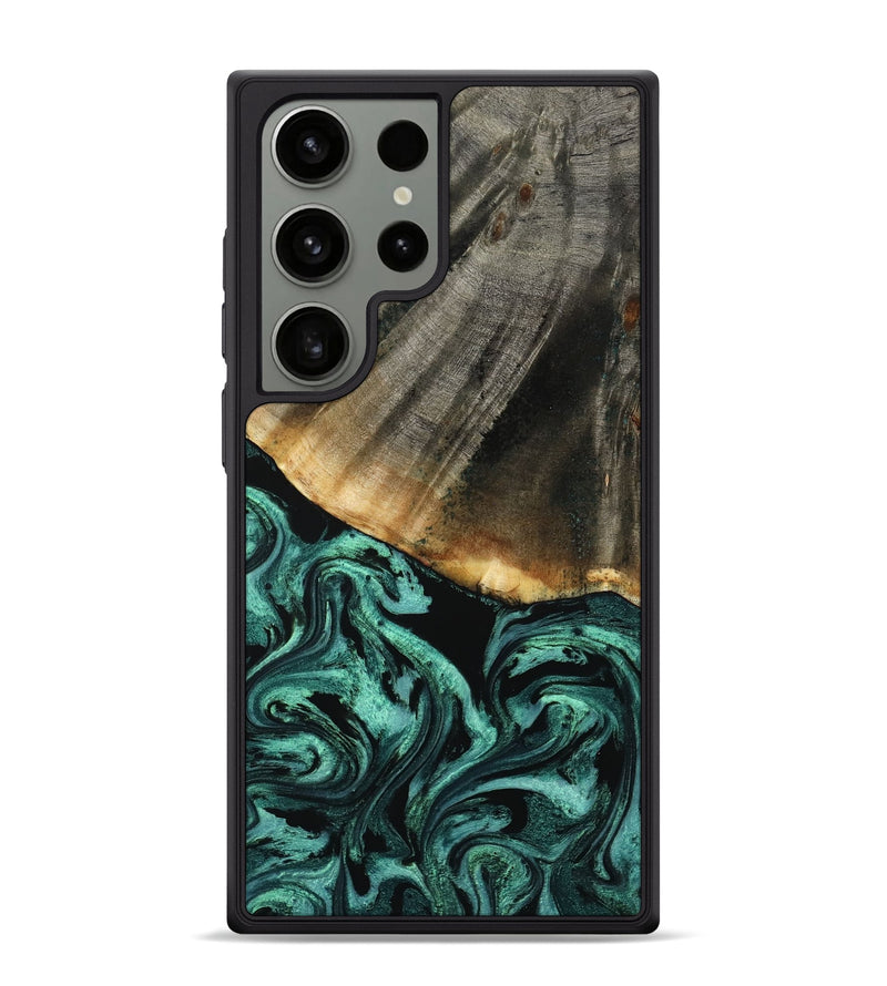 Galaxy S24 Ultra Wood Phone Case - Jerome (Green, 800068)