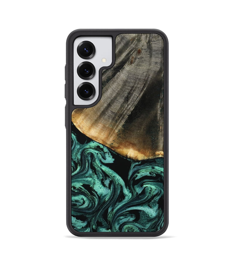 Galaxy S25 Wood Phone Case - Jerome (Green, 800068)