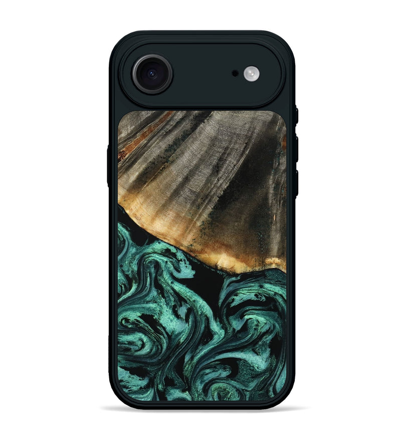 iPhone 17 Air Wood Phone Case - Jerome (Green, 800068)