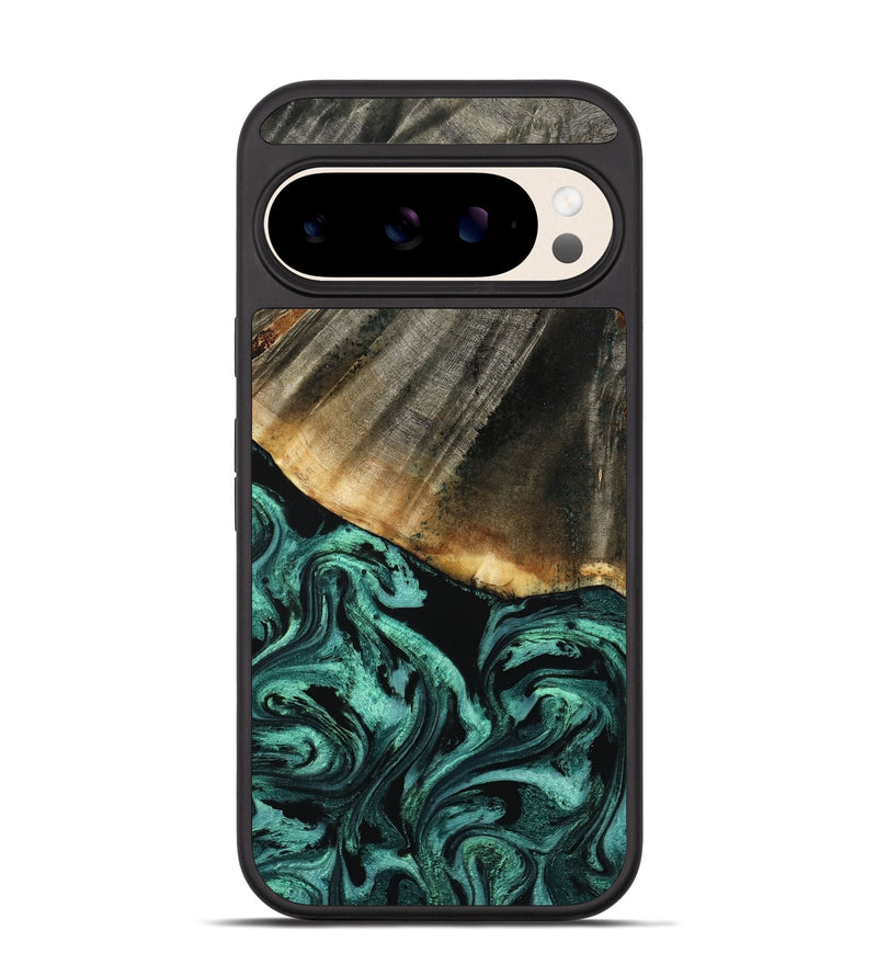 Pixel 10 Wood Phone Case - Jerome (Green, 800068)