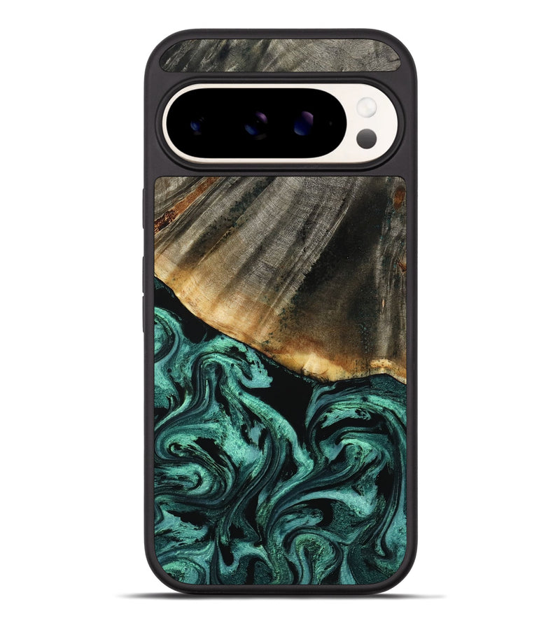Pixel 9 Pro XL Wood Phone Case - Jerome (Green, 800068)