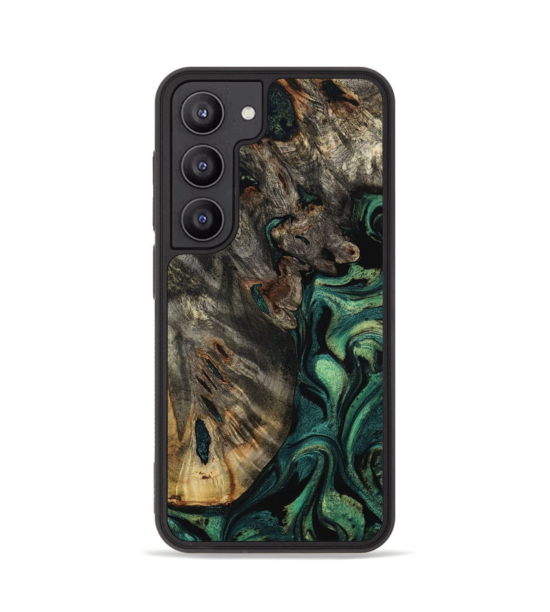 Galaxy S23 Wood Phone Case - Karon (Green, 800069)