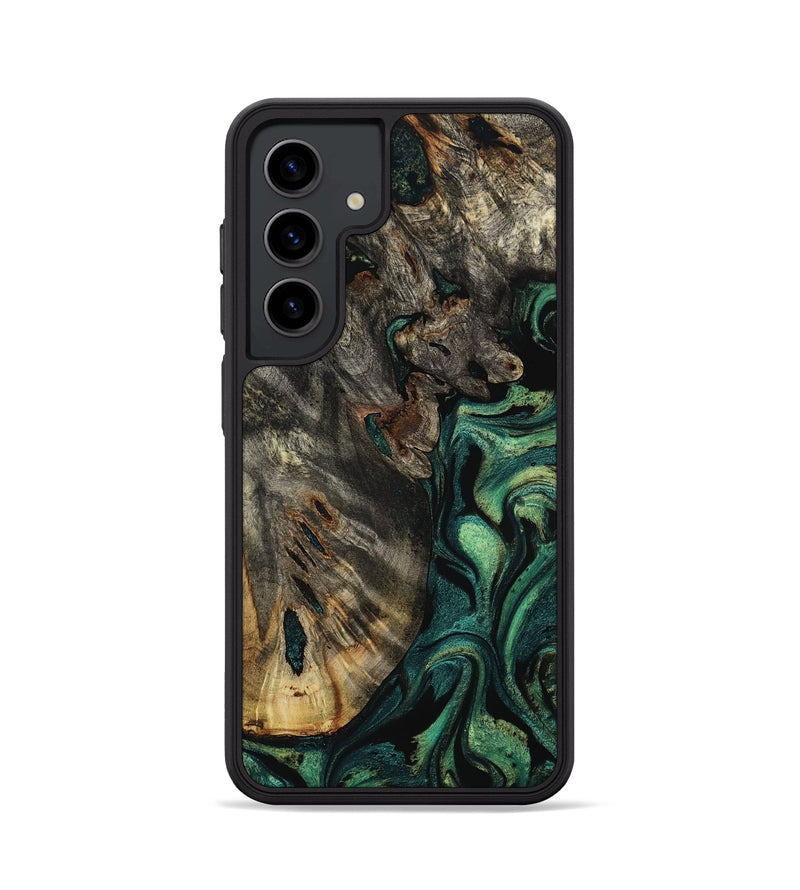 Galaxy S24 Wood Phone Case - Karon (Green, 800069)
