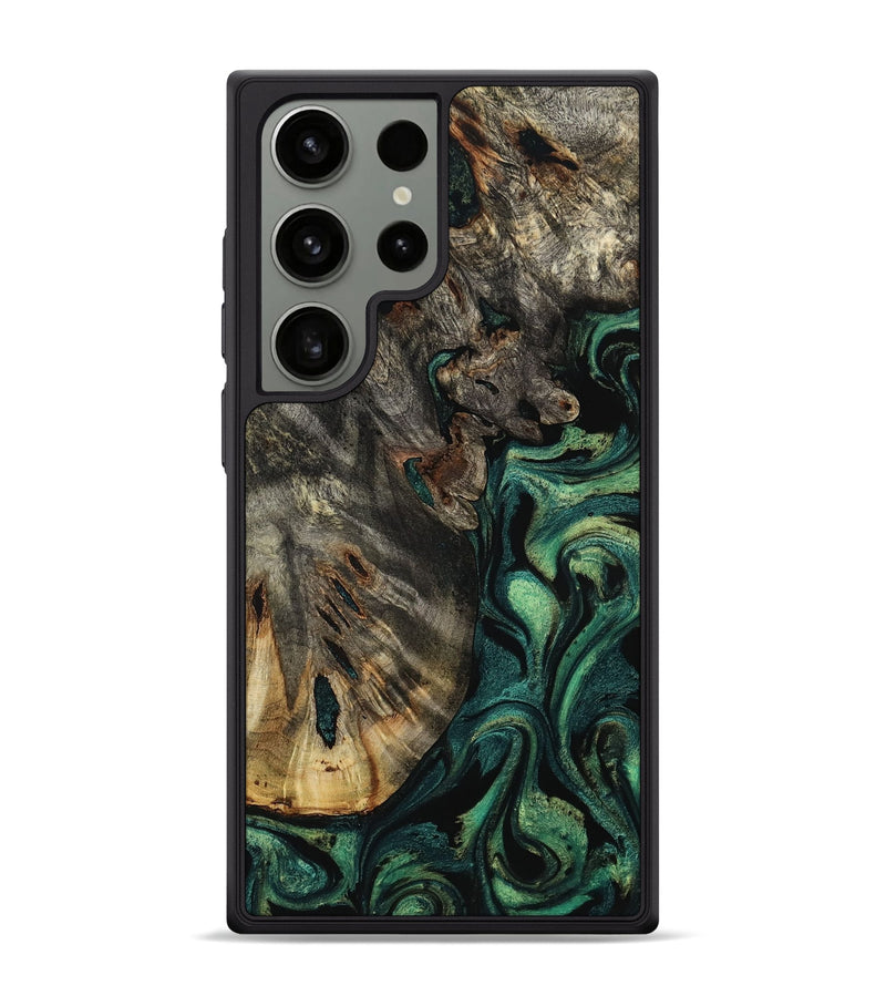 Galaxy S24 Ultra Wood Phone Case - Karon (Green, 800069)