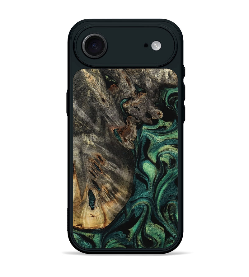 iPhone 17 Air Wood Phone Case - Karon (Green, 800069)
