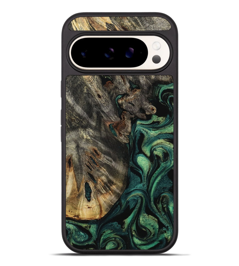 Pixel 9 Pro XL Wood Phone Case - Karon (Green, 800069)