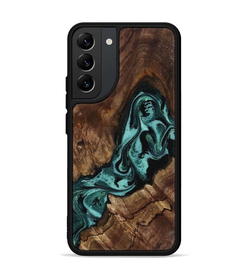Galaxy S22 Plus Wood Phone Case - Aron (Green, 800070)