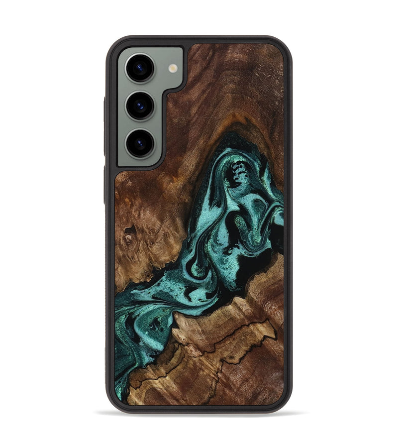 Galaxy S23 Plus Wood Phone Case - Aron (Green, 800070)