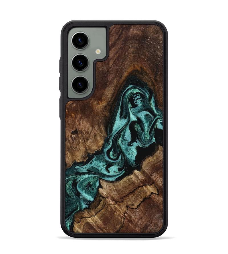 Galaxy S24 Plus Wood Phone Case - Aron (Green, 800070)