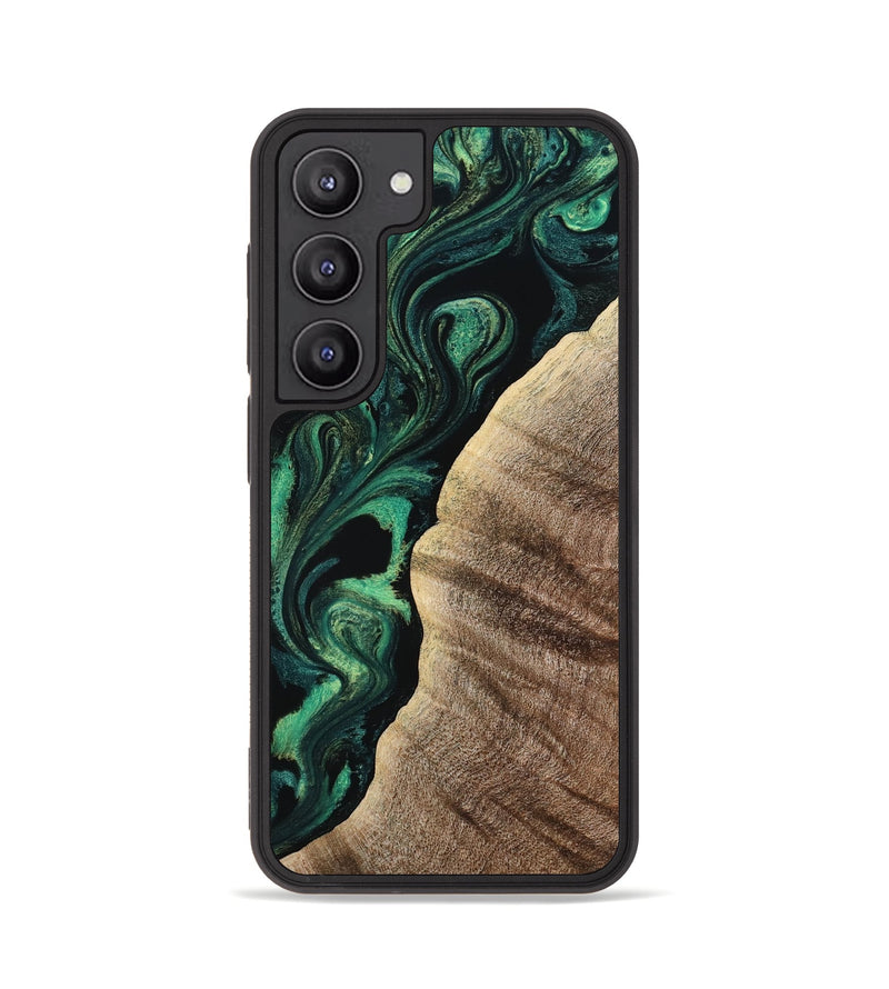 Galaxy S23 Wood Phone Case - Devonte (Green, 800071)