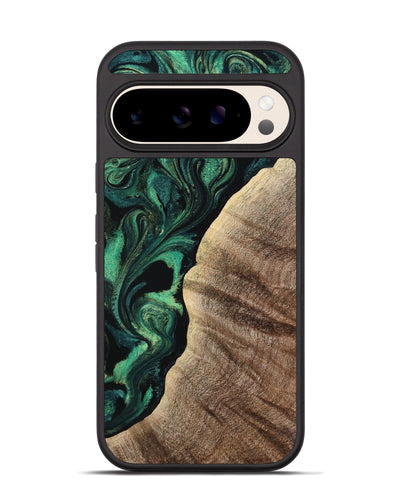 Pixel 10 Wood Phone Case - Devonte (Green, 800071)