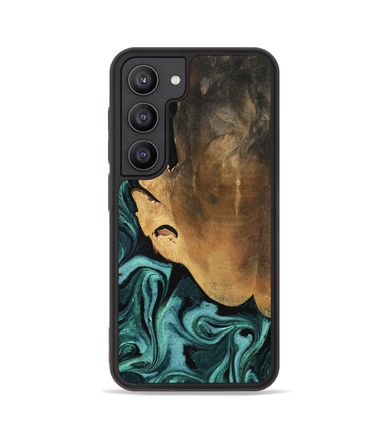 Galaxy S23 Wood Phone Case - Lakesha (Green, 800072)