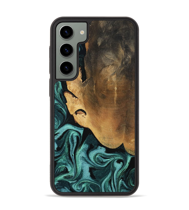 Galaxy S23 Plus Wood Phone Case - Lakesha (Green, 800072)